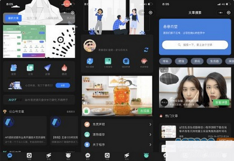 魔改版wordpress博客小程序源码，漂亮UI，无限弹窗广告S-瑄昌资源网